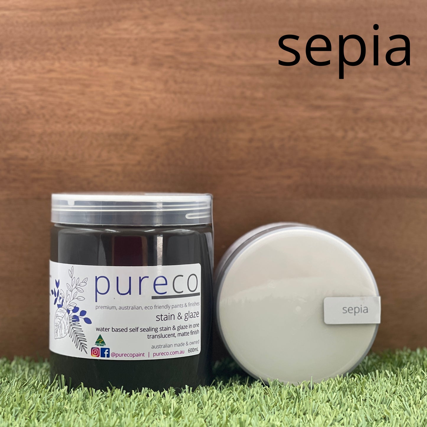 Stain & Glaze - Sepia