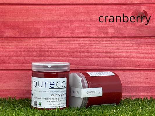 Stain & Glaze - Cranberry